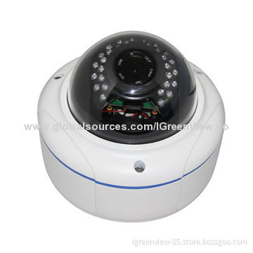 50m IR Range 1.3MP Vandal-proof IR Dome IP Camera with Special Offer, Built-in IR-cut